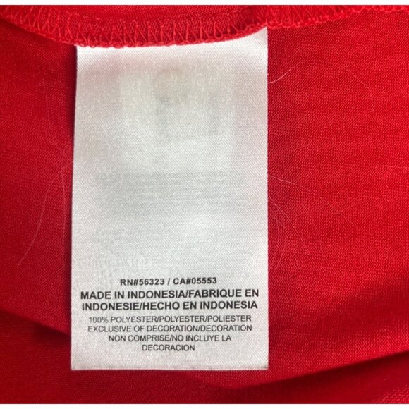 Nike Dri Fit Ohio State Buckeyes Tshirt Womens Small Red NCAA Fan Wear - Picture 7 of 8